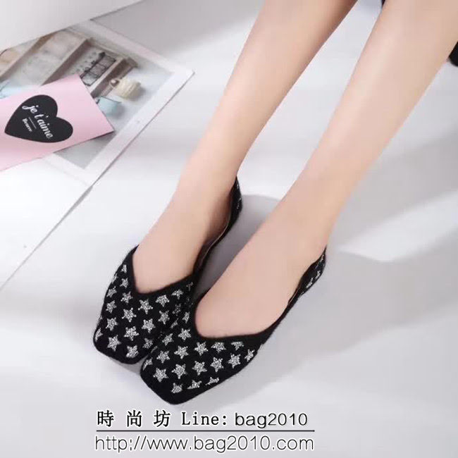 DIOR迪奧 2018秋季新款 最美街女王 貂毛絨女單鞋 QZS2027